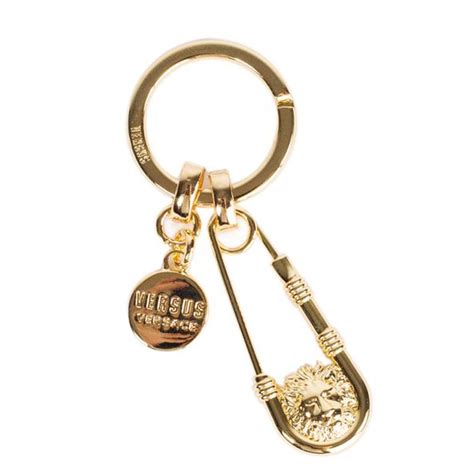 versace keychain replica|versace lion head keychain gold.